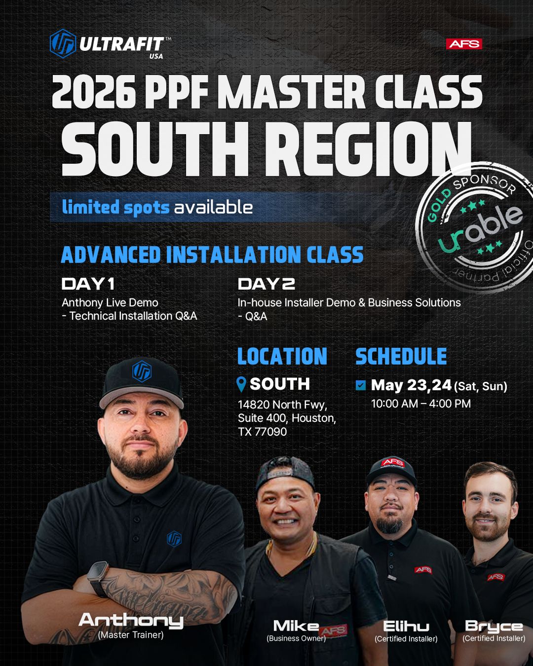 2026 PPF MASTER CLASS